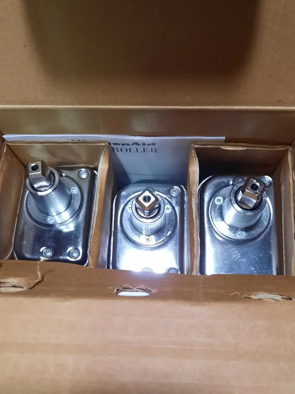 KitchenAid KPRA 3-Piece Pasta Roller Cutter Set Made in Italy Box Manual
